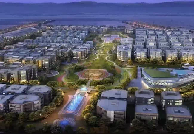 للبيع بأفضل مرحلة في تاج سيتي شقة غرفتين بالتقسيط 4 1 1