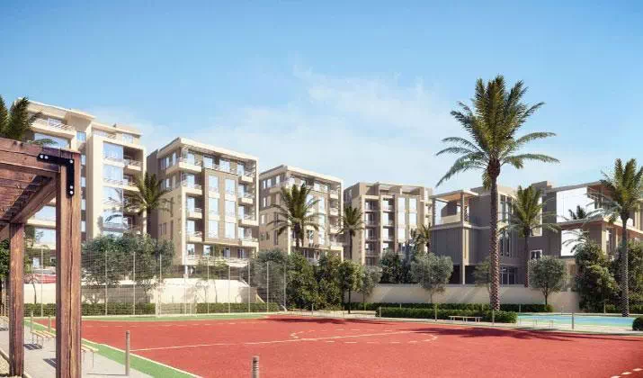 للبيع بأفضل مرحلة في تاج سيتي شقة غرفتين بالتقسيط 9 6