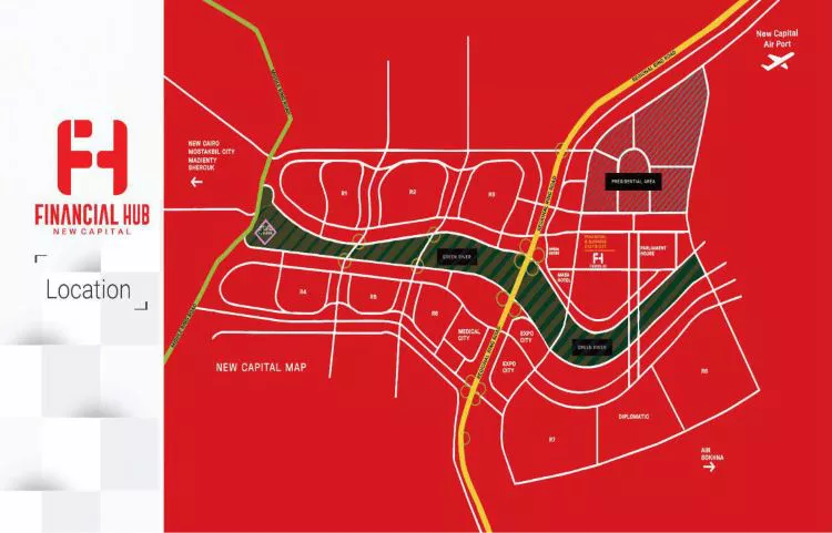 Financial Hub map