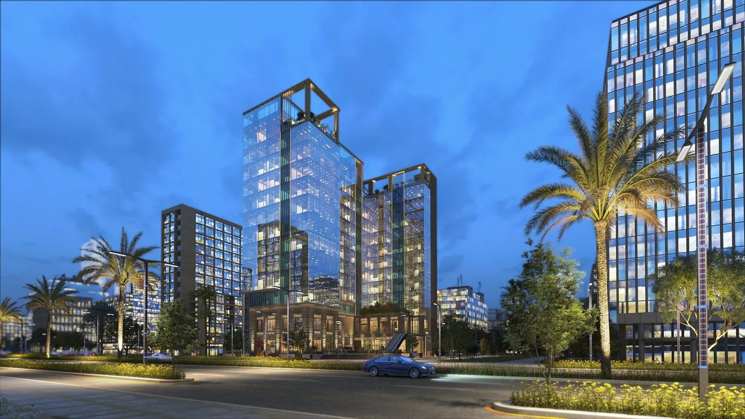 ذا بيج بيزنس ديستريكت القاهرة الجديدة The Big Business District New Cairo